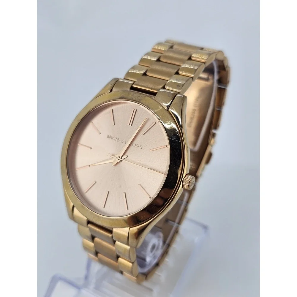 Michael Kors Women's Watch 42MM Rose Gold Dial Rose Gold Bands‎ 7